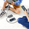 Joyroom Linglong powerbank 10000mAh 20W Power Delivery Quick Charge USB / USB Typ C / wbudowany kabel USB Typ C czarny (JR-L001 black)