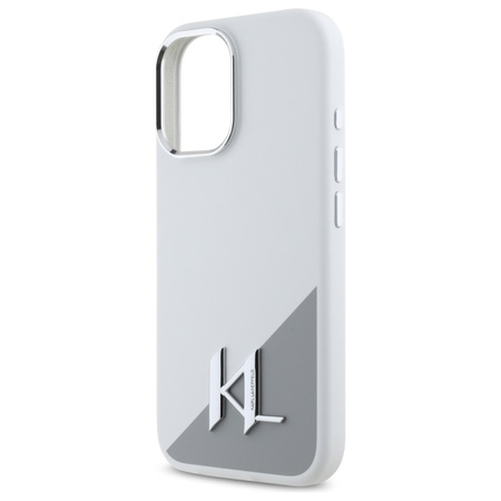 KARL LAGERFELD ETUI HARDCASE DO IPHONE 16 6.1 DO MAGSAFE SILICONE INITIAL