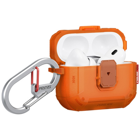 Etui Skinarma Mecha LE do AirPods Pro 3 pomarańczowy