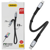 Dudao L10C kabel USB Typ C - USB Typ C PD100W 0.23m czarny (L10C)