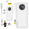 Dudao powerbank 10000mAh USB-A / USB-C 22.5W z wbudowanym kablem Lightning oraz USB-C biały (K15sW)