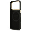 Etui Guess 4G Logo Plate MagSafe do iPhone 17 Pro czarny