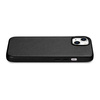 iCarer Case Leather pokrowiec etui z naturalnej skóry do iPhone 14 Plus czarny (kompatybilne z MagSafe)