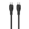 Kabel Baseus Pudding Series USB-C - USB-C 100W 1,2m - czarny