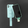 Rope case żelowe etui ze smyczą łańcuszkiem torebka smycz Samsung Galaxy A32 4G żółty