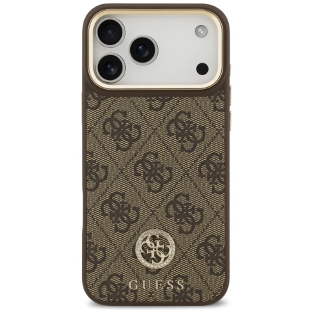 GUESS ETUI 4G STRASS LOGO DO IPHONE 17 PRO MAX MAGSAFE Z OCHRONĄ