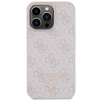 Etui Guess GUHCP13LP4TDSCPP na iPhone 13 Pro / 13 - różowe Crossbody 4G Metal Logo