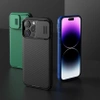 Pancerne etui Nillkin CamShield Pro Magnetic Case do iPhone 15 Pro z osłoną na aparat - zielone