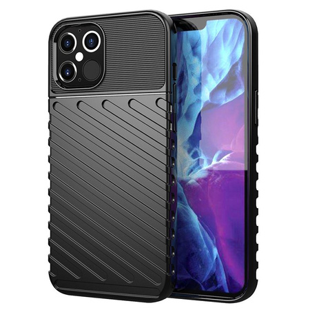 Thunder Case elastyczne pancerne etui pokrowiec Nokia 5.4 czarny