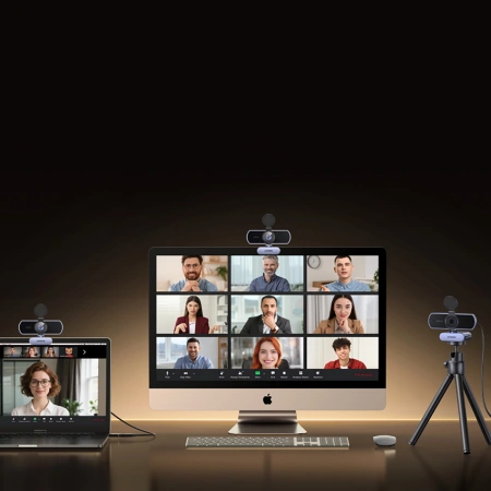 Kamera internetowa Ugreen USB 4K Ultra HD - szara