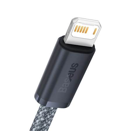 Baseus kabel do iPhone USB - Lightning 1m, 2,4A szary (CALD000416)