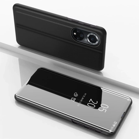 HURTEL CLEAR VIEW CASE ETUI DO HUAWEI NOVA 9 POKROWIEC Z KLAPKĄ CZARNY