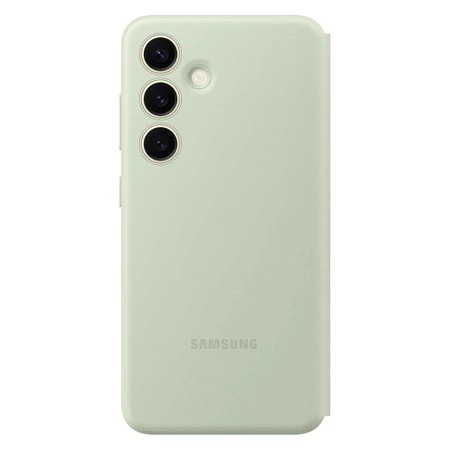 Etui Samsung Smart View Wallet EF-ZS926CGEGWW z klapką do Samsung Galaxy S24+ - jasnozielone