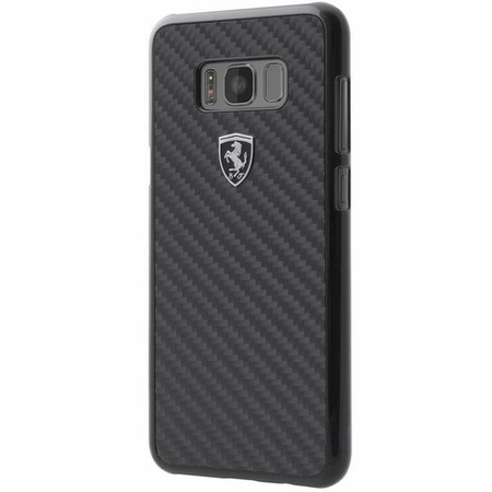 Etui Ferrari Carbon Heritage na Samsung Galaxy S8 Plus - czarne