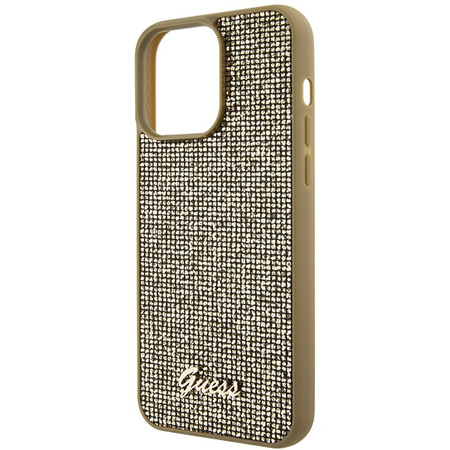 GUESS ETUI HARD CASE DO IPHONE 15 PRO MAX 6.7 DISCO METAL SCRIPT Z LOGO
