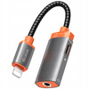 MCDODO PRZEJŚCIÓWKA ADAPTER LIGHTNING MINI JACK 3,5MM KABEL DO IPHONE 13 14