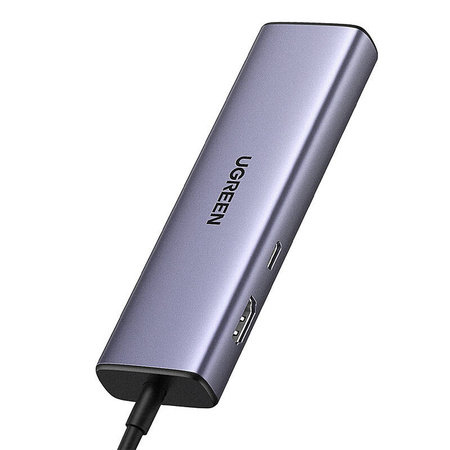 UGREEN HUB USB-C ADAPTER DO USB A HDMI RJ45 PD KONWERTER WIELOFUNKCYJNY 6W1
