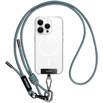 INNOSTYLE SMYCZ DO TELEFONU NA SZYJE WKŁADKA CROSSBODY MOCNA ZIELONA 6MM