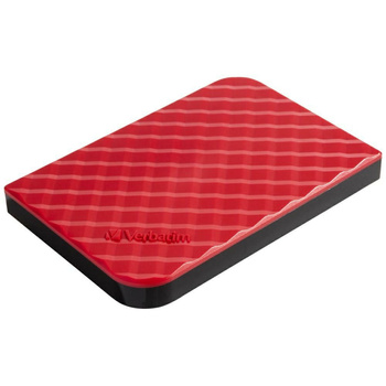 Dysk zewnętrzny Verbatim Store n Go USB 3.0 HDD 1TB czerwony 53203