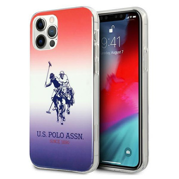 Etui U.S. Polo Assn. Gradient Collection na iPhone 12 / iPhone 12 Pro - wielokolorowe