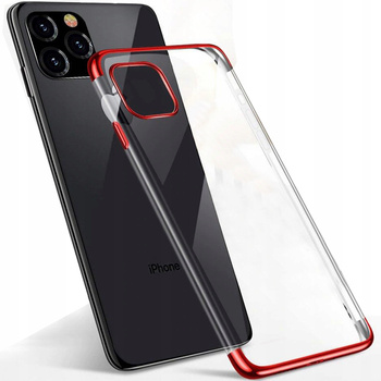 HURTEL CLEAR COLOR CASE DO XIAOMI REDMI NOTE 11 PRO 5G Z RAMKĄ METALICZNĄ