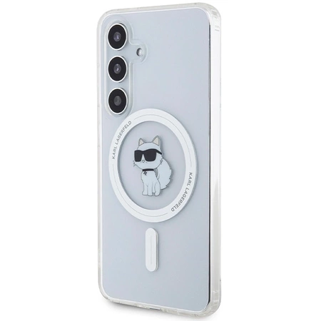 Etui Karl Lagerfeld IML Choupette MagSafe na Samsung Galaxy S24 - przezroczyste
