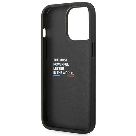 BMW ETUI LEATHER CARBON DO IPHONE 14 PRO 6.1 OCHRONNE HARDCASE DESIGN