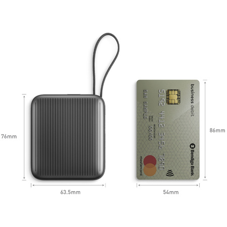 PowerBank Energea Integra Mini 35        10000mAh kabel USB-C PD35W szary