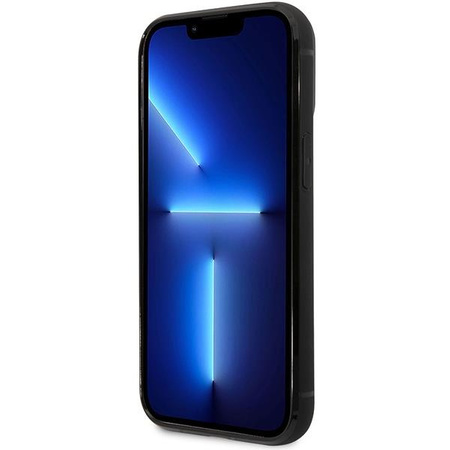 Etui BMW BMHCP14L22RSEPK na iPhone 14 Pro - czarne Leather Card Slot
