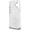 Etui Karl Lagerfeld IML Aquarelle Karl & Choupette & Logo do iPhone 16 biały
