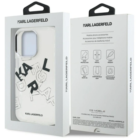 KARL LAGERFELD ETUI IML SKETCHED GRAPHIC DO IPHONE 16 PRO Z OCHRONĄ