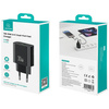 USAMS ŁADOWARKA SIECIOWA CC316 T65 30W DO TELEFONÓW USB-C USB-A FAST