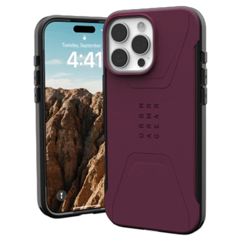 Etui UAG Civilian Magsafe na iPhone 16 Pro Max - czerwone