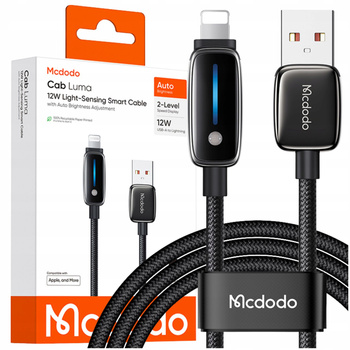 MCDODO ŁADOWARKA KABEL USB-A SZYBKIE ŁADOWANIE DO IPHONE LIGHTNING 1M 12W
