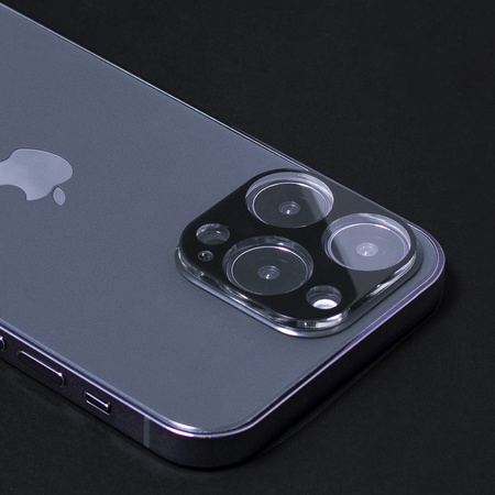 Szkło hartowane 9H na aparat iPhone 15 Pro Max Wozinsky Full Camera Glass - czarne