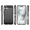 HURTEL ETUI SILIKONOWE CASE POKROWIEC DO IPHONE 16 PLUS CARBON CZARNE