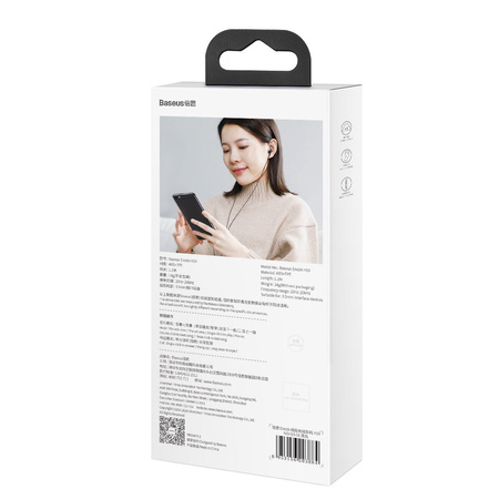 BASEUS ENCOK H19 SŁUCHAWKI DO TELEFONÓW SŁUCHAWEK 3,5MM ZAMKNIĘTE