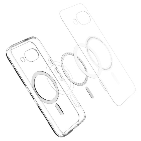 SPIGEN ULTRA HYBRID CASE DO GOOGLE PIXEL 9A DO MAGSAFE TRANSPARENTNY
