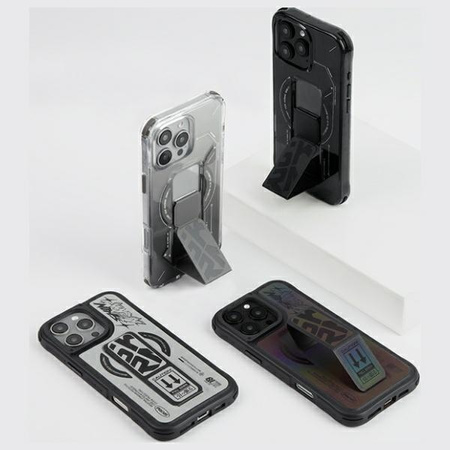 Skinarma etui Kira Kobai iPhone 16 Pro   6.3 Magnetic Charging Grip Stand hologram