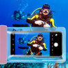 Wodoodporne etui na telefon 115 mm x 220 mm torebka na basen plażę białe