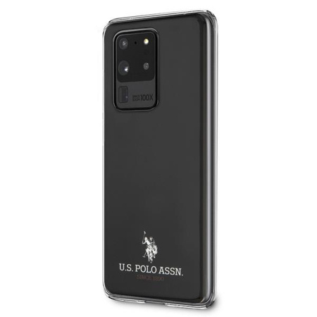 Etui U.S. Polo Assn. Shiny na Samsung Galaxy S20 Ultra - czarne