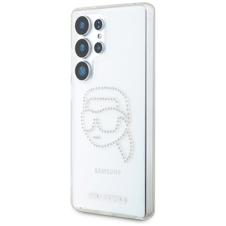 KARL LAGERFELD ETUI RHINESTONES KARL HEAD LOGO DO SAMSUNG GALAXY S25 ULTRA