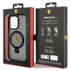 Etui Ferrari Ring Stand 2023 Collection MagSafe do iPhone 15 Pro Max - czarne