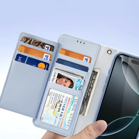 DUX DUCIS ETUI LAVA DO IPHONE 16 PRO MAX Z MAGNETYCZNYM PORTFELEM SKÓRZANYM