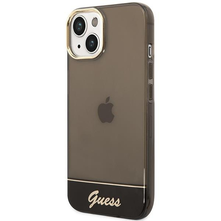 Guess GUHCP14MHGCOK iPhone 14 Plus 6,7" czarny/black hardcase Translucent