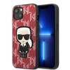 Etui Karl Lagerfeld KLHCP13MPMNIKPI na iPhone 13 hardcase - czerwone Monogram Ikonik Patch