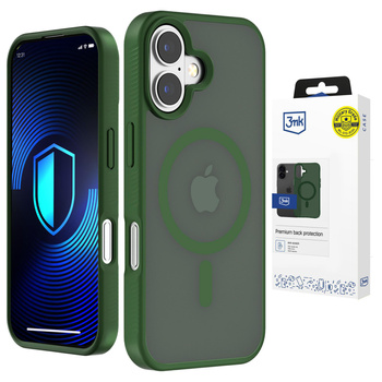 Apple iPhone 16 Pro - 3mk Smoke MagCase Green