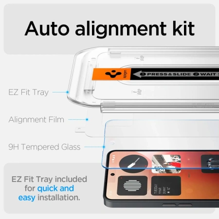 SPIGEN SZKŁO HARTOWANE GLAS.TR EZ FIT DO NOTHING PHONE 3A 3A PRO