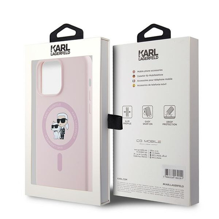 KARL LAGERFELD CASE SILICONE DO IPHONE 15 PRO 6.1 DO MAGSAFE KARL &