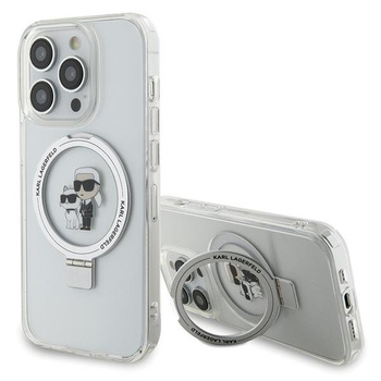 KARL LAGERFELD ETUI DO IPHONE 15 PRO MAX 6,7 HARDCASE RING STAND
